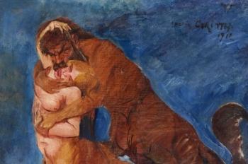 Lovis Corinth Zentaurenpaar oil painting picture